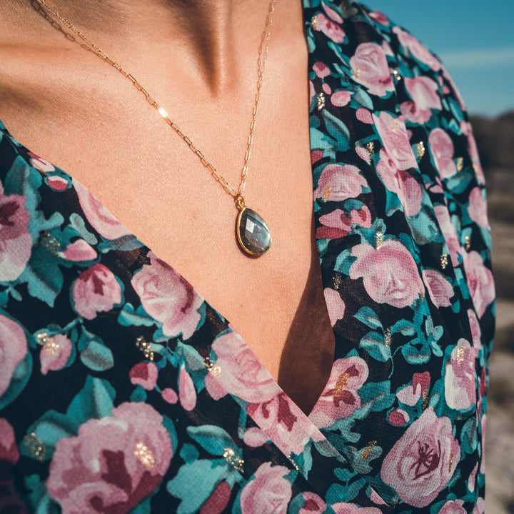 Pendentif ALICIA labradorite