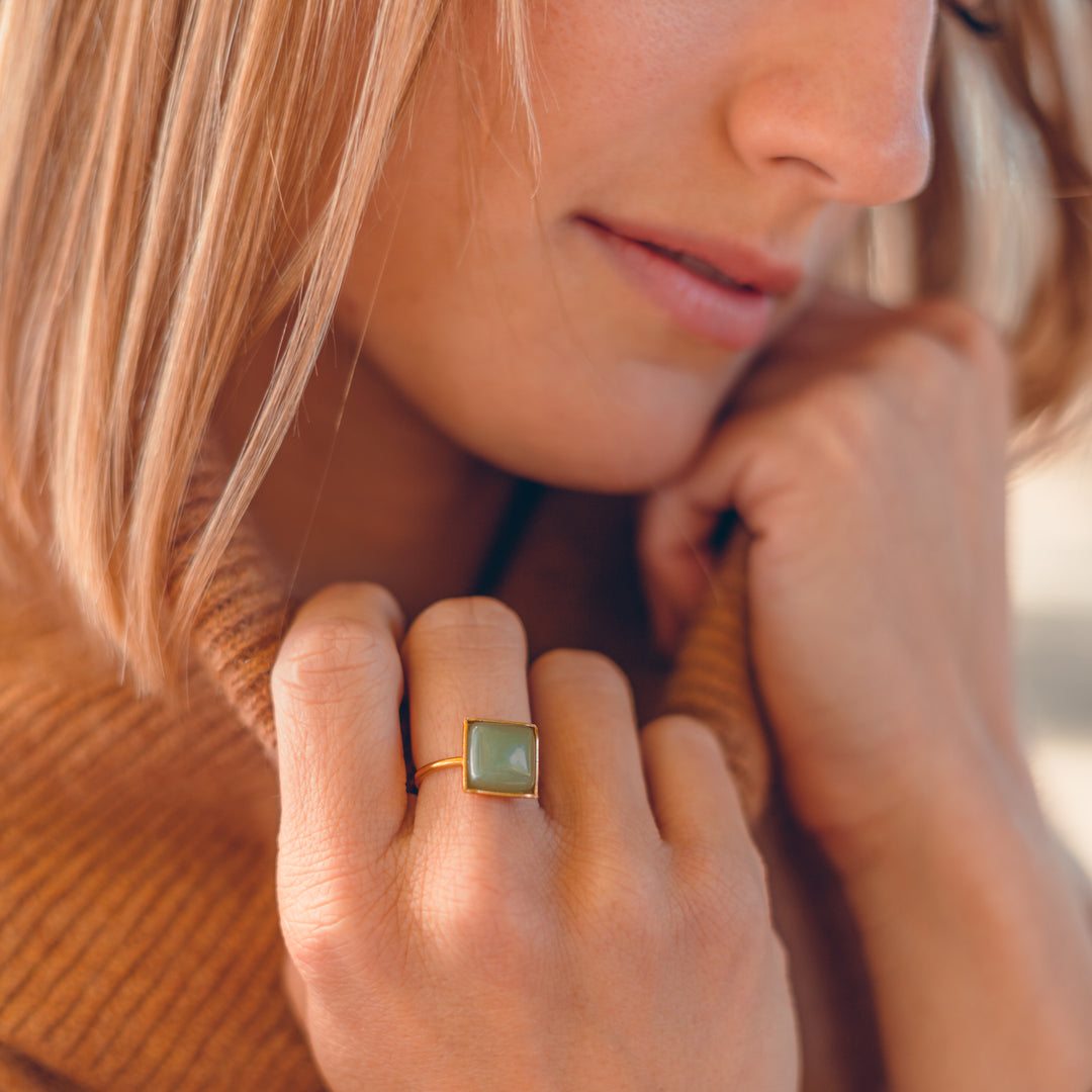  bague aventurine NINON