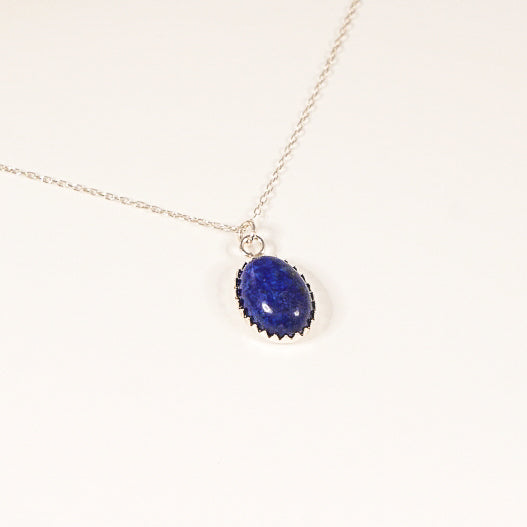 pendentif lapis lazuli ANTONIA en argent