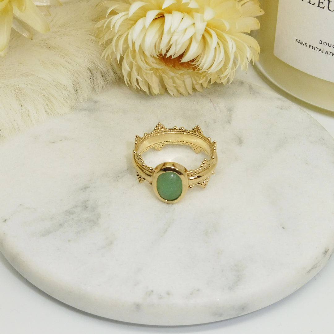 bague aventurine