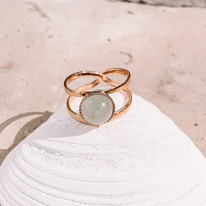 bague aventurine ZOE