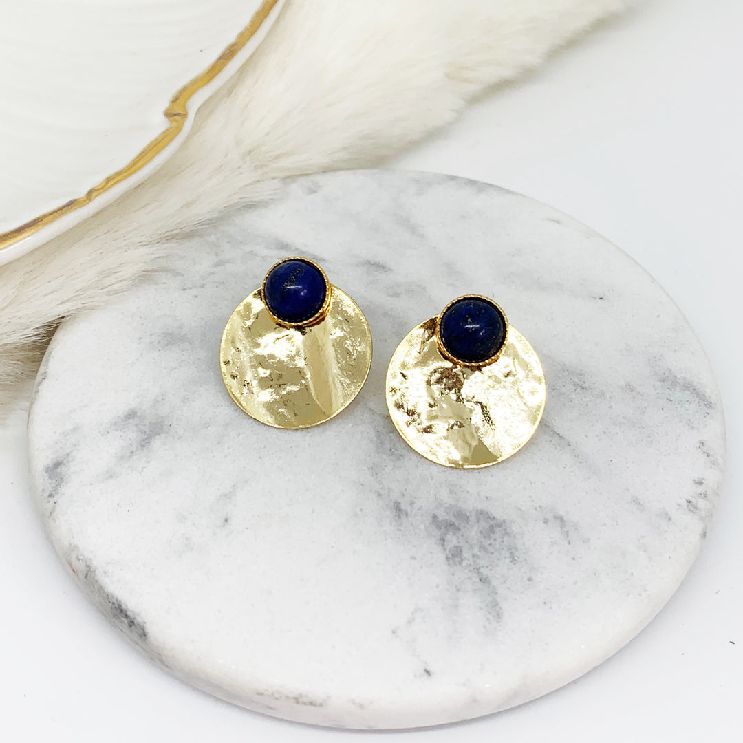 boucles d'oreilles Lapis Lazuli LOU