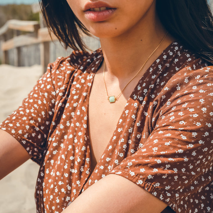 Collier GINETTE chrysoprase