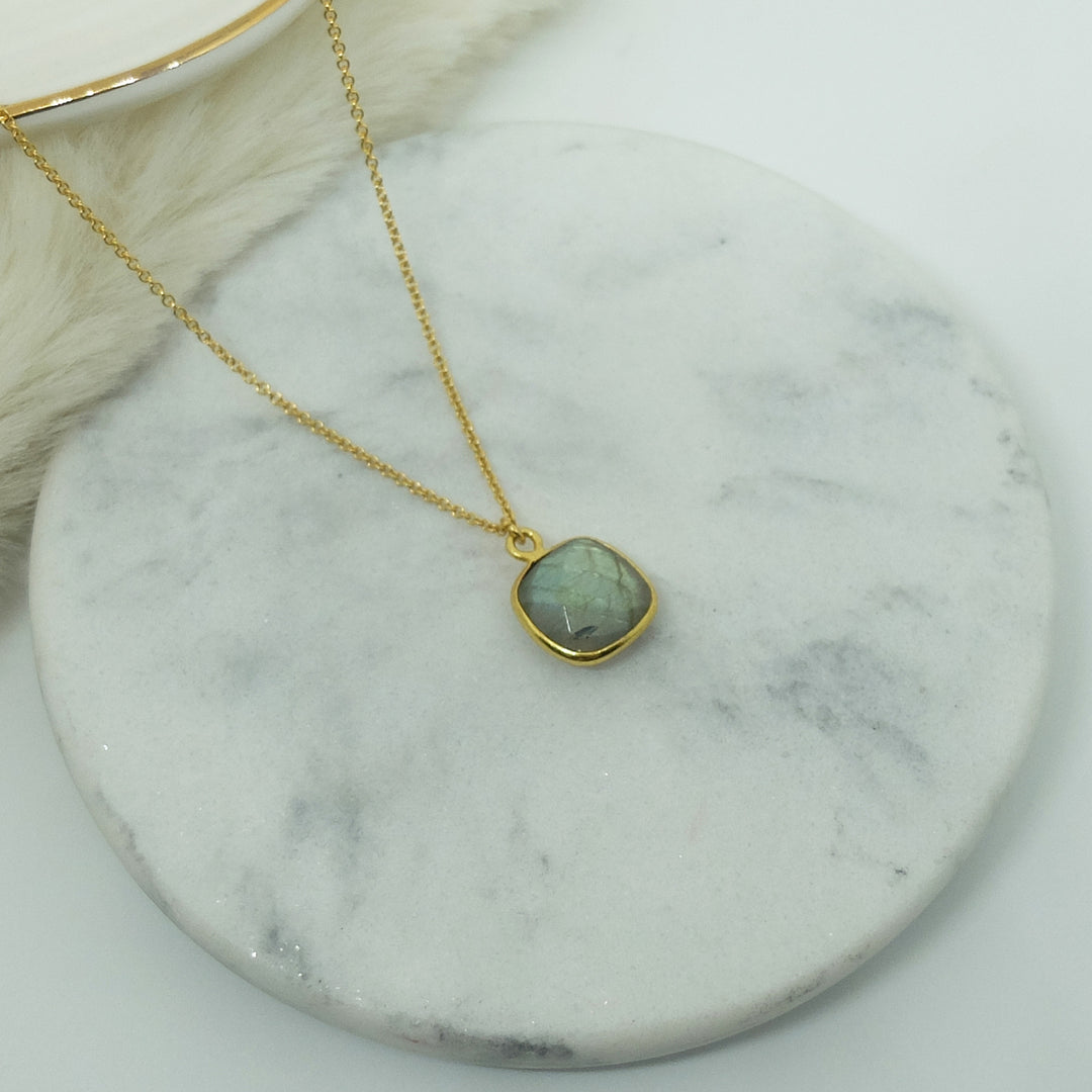 Pendentif LISE labradorite