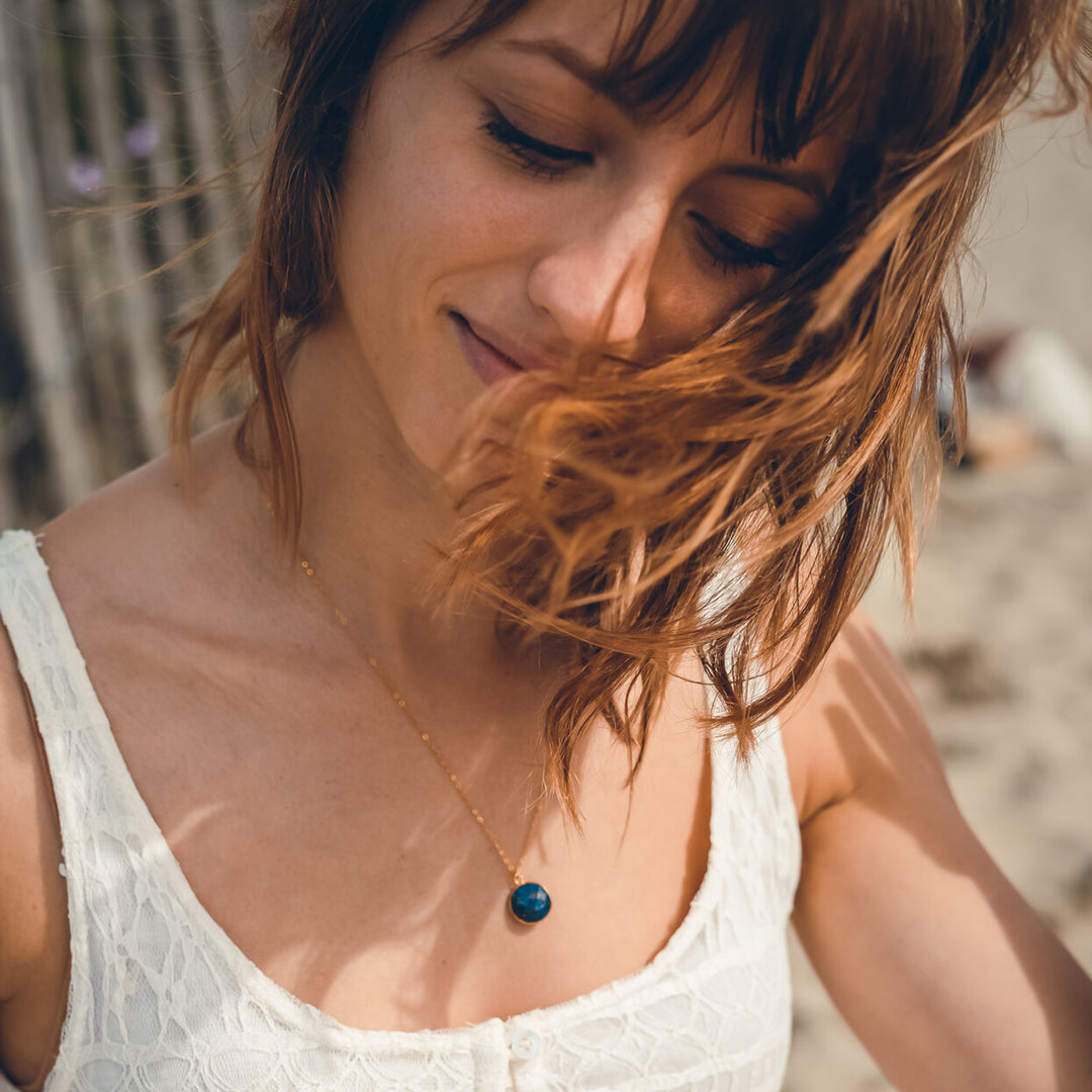 pendentif lapis lazuli LISIE