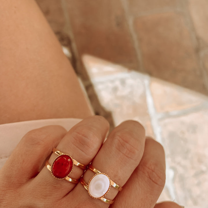 bague nacre CONSTANCE