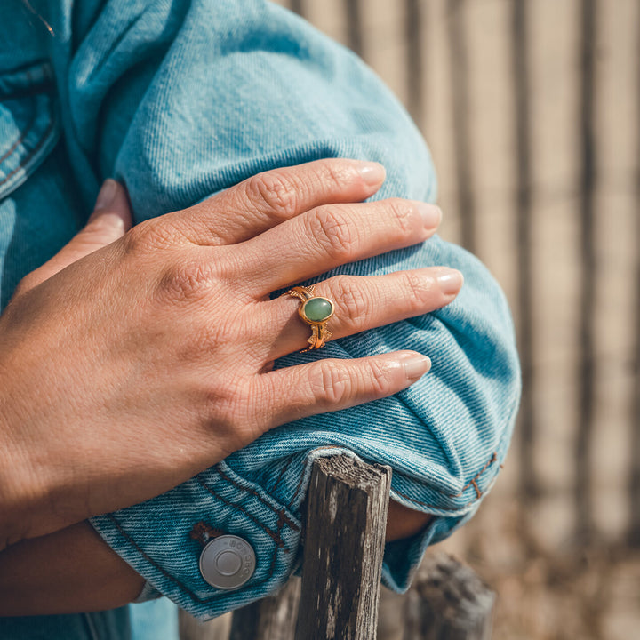 bague aventurine